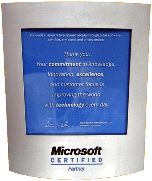 Microsoft Certified Partner from BJLindholm.com